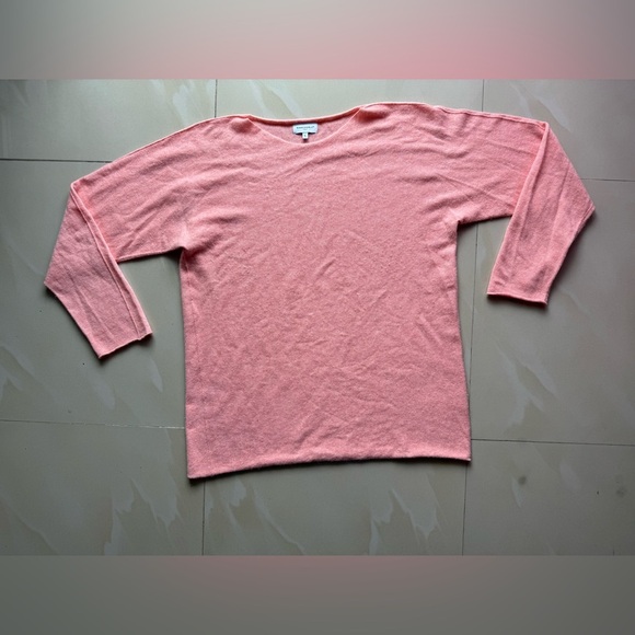 Bianco & Blu Italy Merino Wool Cashmere Blend, nylon viscose laine silk knit L - Picture 10 of 15